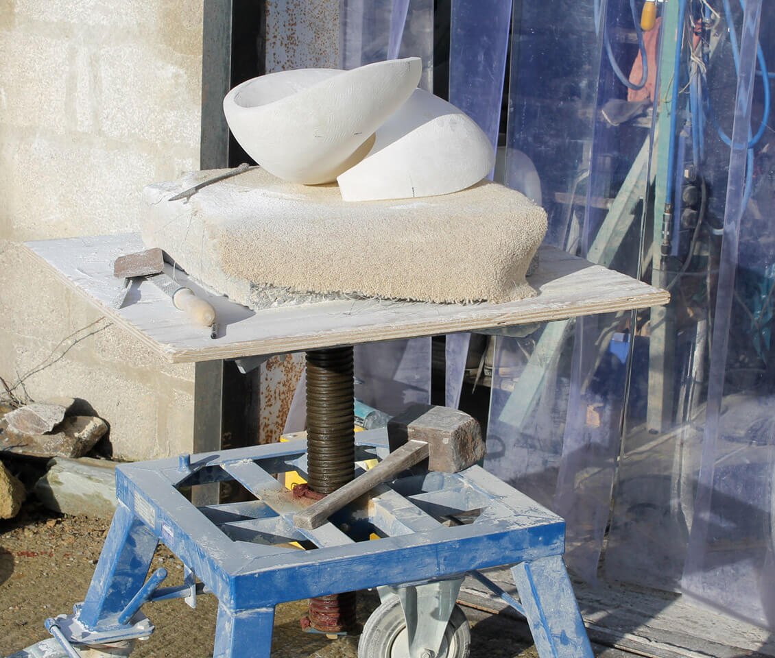 Jude Tucker | Alabaster in progress | Dec 2016